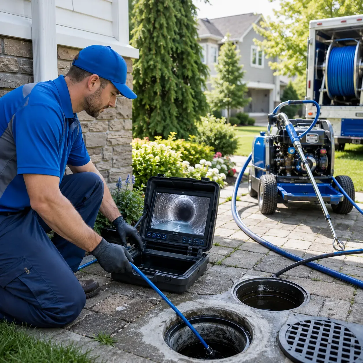 Outdoor drain cleaning professionals serving Windsor, VA