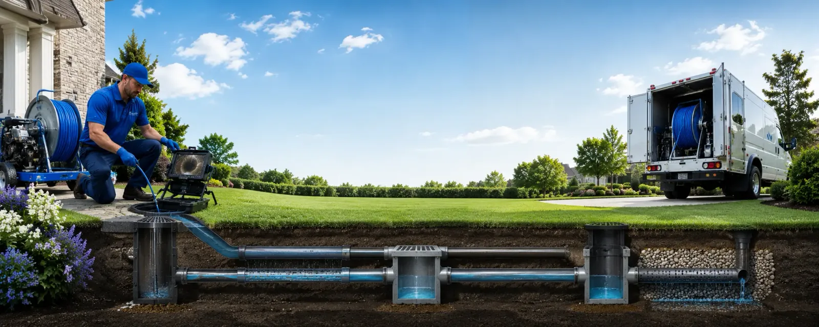 Outdoor drain cleaning information for Windsor, VA